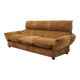 Brown velvet sofa, Italian design, 1970s, manufacturer: Dall'Oca