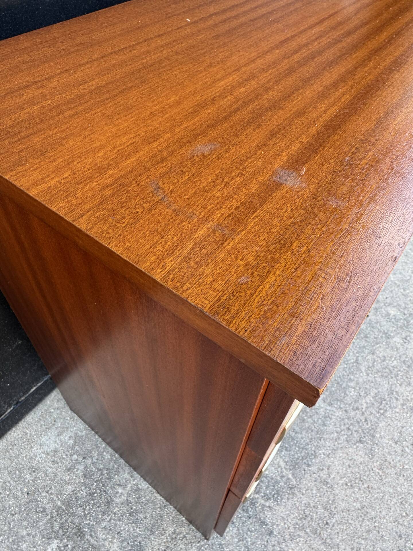 1960s teak Scandinavian style chest of drawers