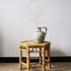 Octagonal bamboo table