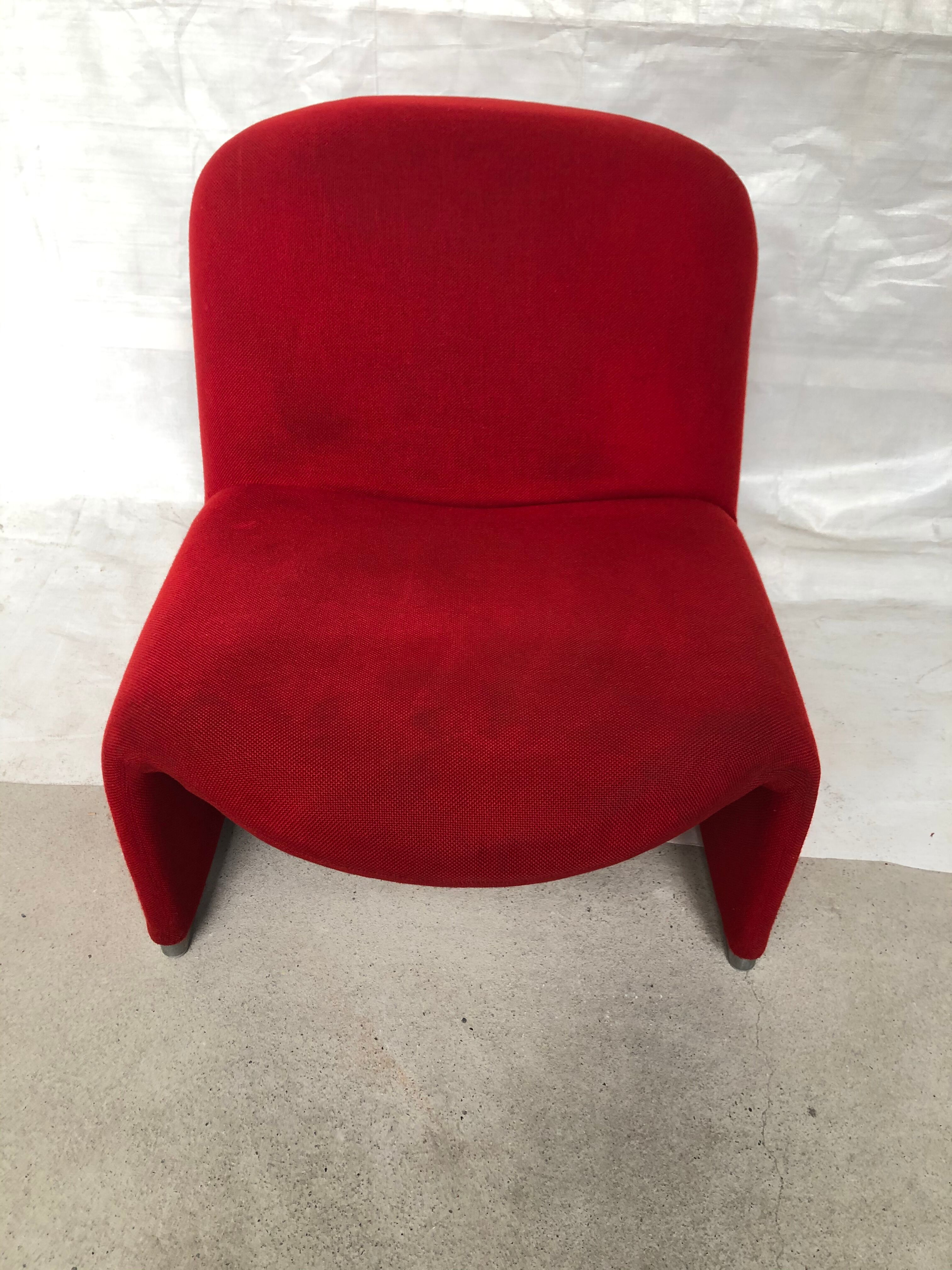 Red Alky heater by Giancarlo Piretti, Edition Castelli, 70s