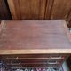 Scandinavian chest of drawers with three drawers in oak feet compass