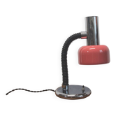 Lampe de table rose, années 70