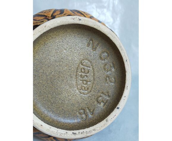 Ceramic pitcher west-germany jasba vintage graphic patterns