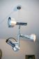 Space Age 1970s design pendant light, 3 adjustable chrome spotlights