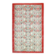 Vintage Turkish Oushak handmade wool cotton beige area rug 177x279
