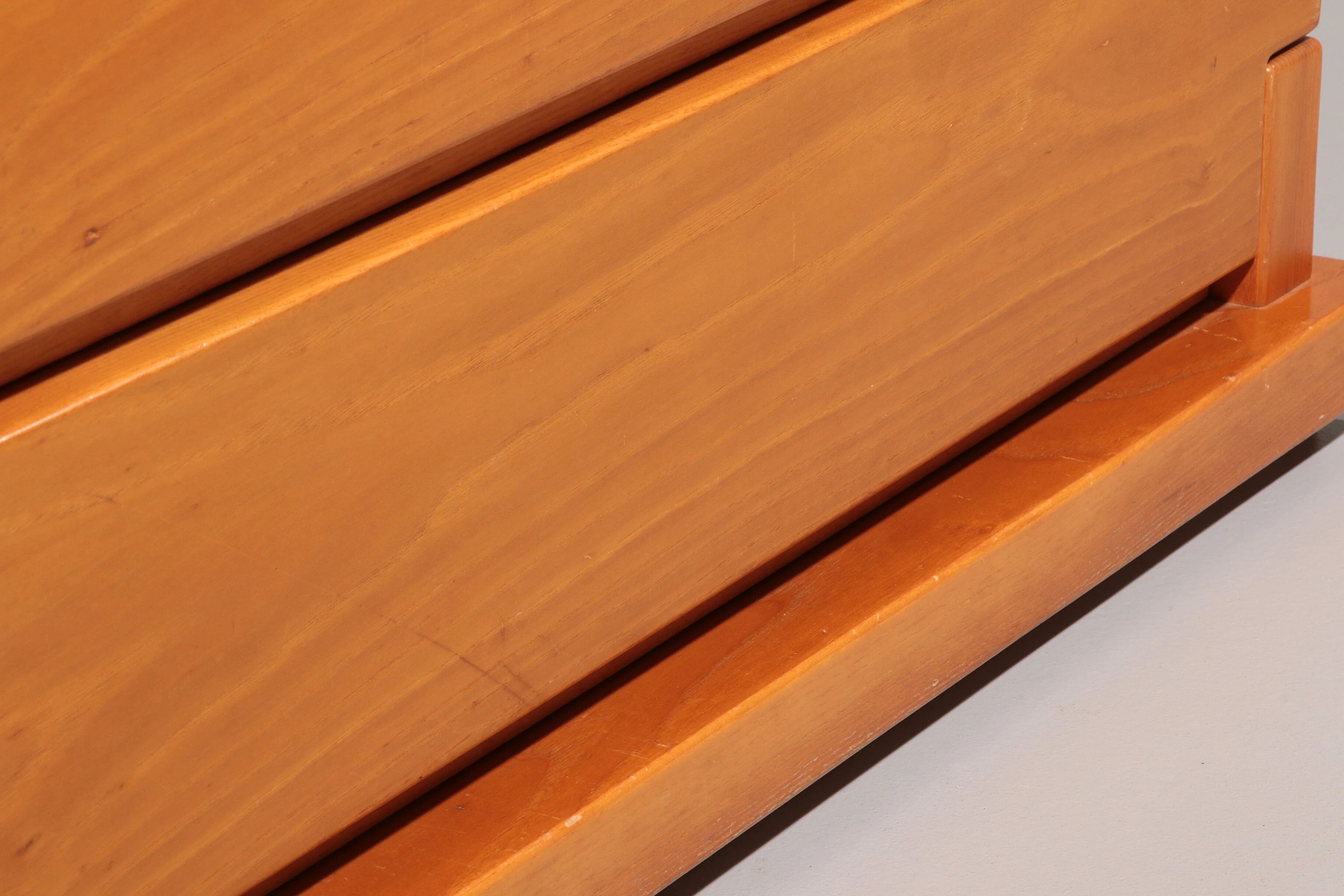 Italian architectural chest of drawers in ash