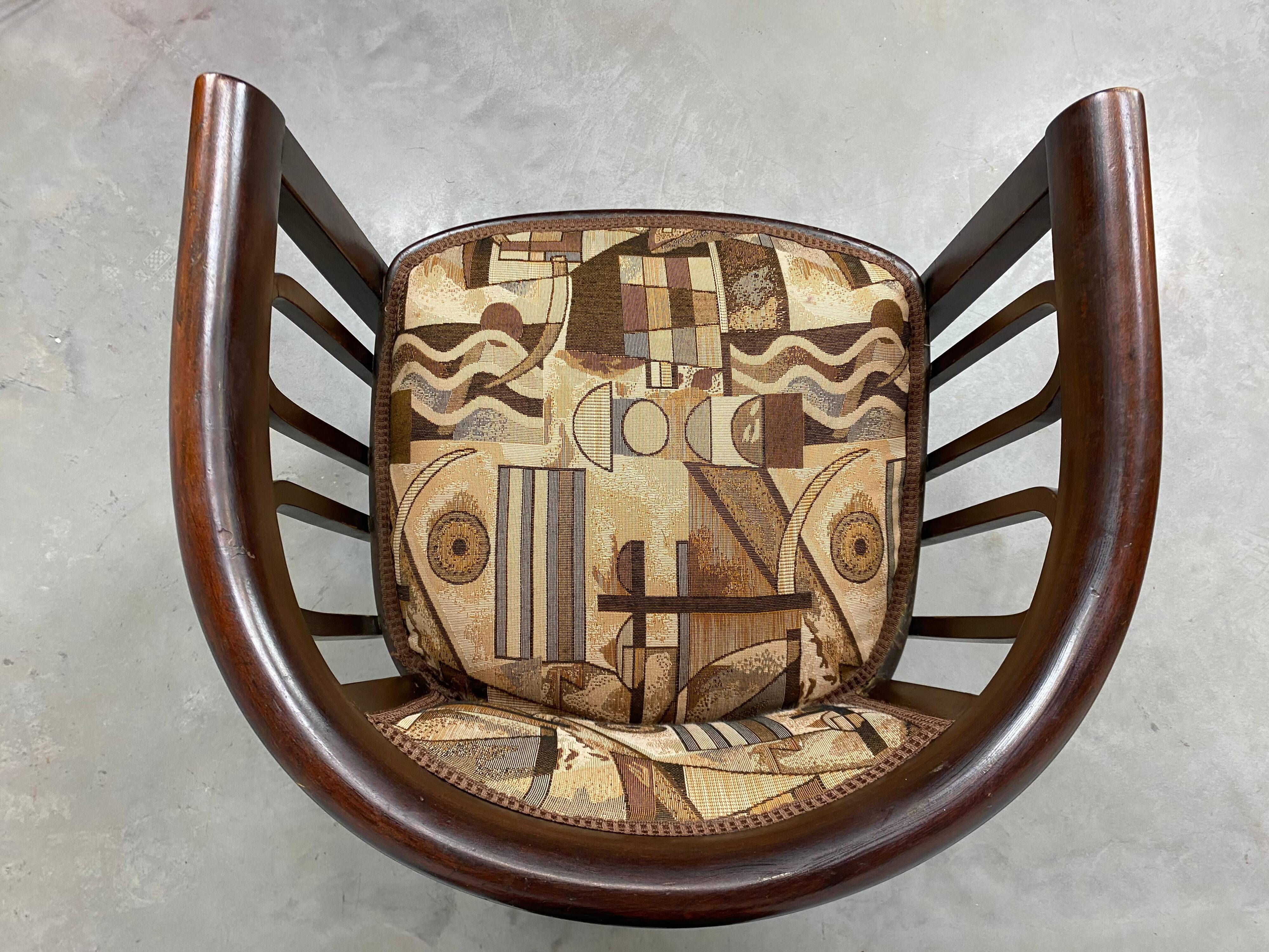 Fledermaus armchairs no. 423 by Josef Hoffmann