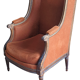 Fauteuil bergère à oreilles