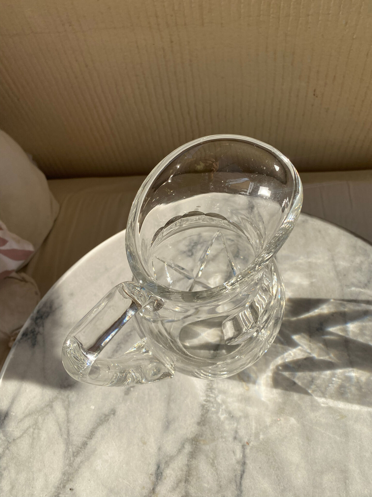 Pichet à eau signé saint louis modèle Monaco
