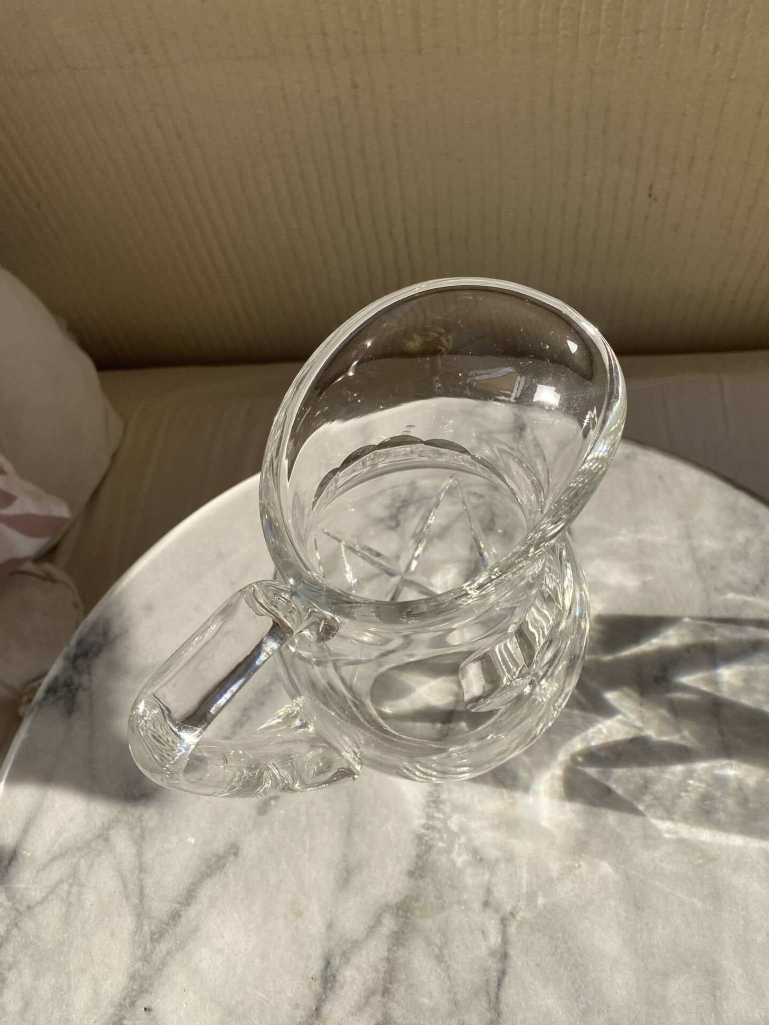Water jug signed Saint Louis model Monaco