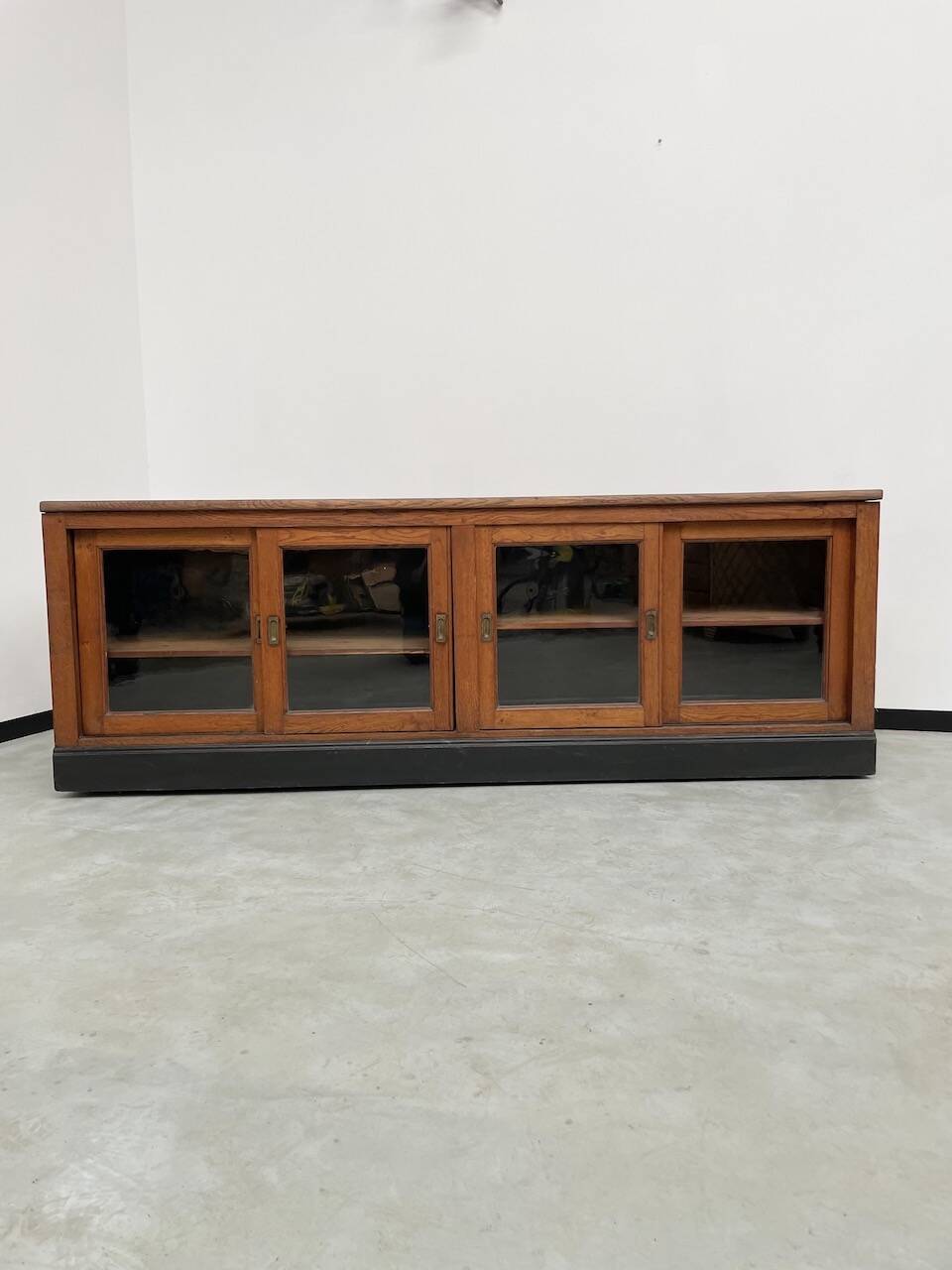 Enfilade de métier XXL chêne portes vitrées