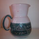 Ceramic pitcher signed Yvon Roy