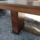 Art Deco dining table in solid oak – in the style of Dudouyt