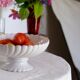 Old white sted fruit cup Lallier Moutiers
