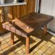 Wooden coffee table