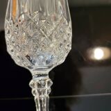 9 crystal champagne flutes from Arques model Longchamp