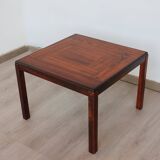 Square rosewood side table – Henning Kjaernulf for Vejle Stole