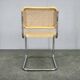 Italian Cesca B32 Style Cane and Chrome Cantilever Chair, 1970s
