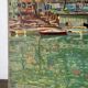 "The guinguette at noon" oil on canvas signed LJ Varlet 1941