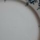 Old mismatched iron earthenware dessert plates accompanied by a dish