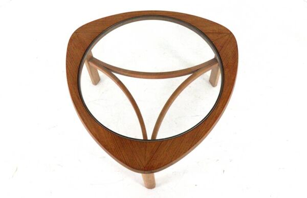 Table basse Nathan 'Tricester' - style mid-century moderne