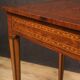 Italian inlaid wood side table
