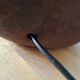 Lampe en terre cuite ancienne
