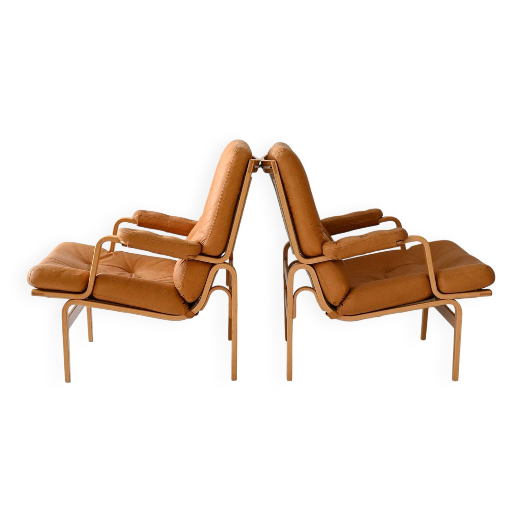 Paire de fauteuils Ingrid de Bruno Mathsson pour DUX