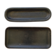 oval and rectangular trays / papier-mâché with golden stars NAPOLEON III / 1set of 2 pieces