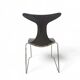 6 chaises Delfy par Gino Carollo pour Ciacci Kreaty / Italie années 1990 / 2 x rouges - 4 x noires