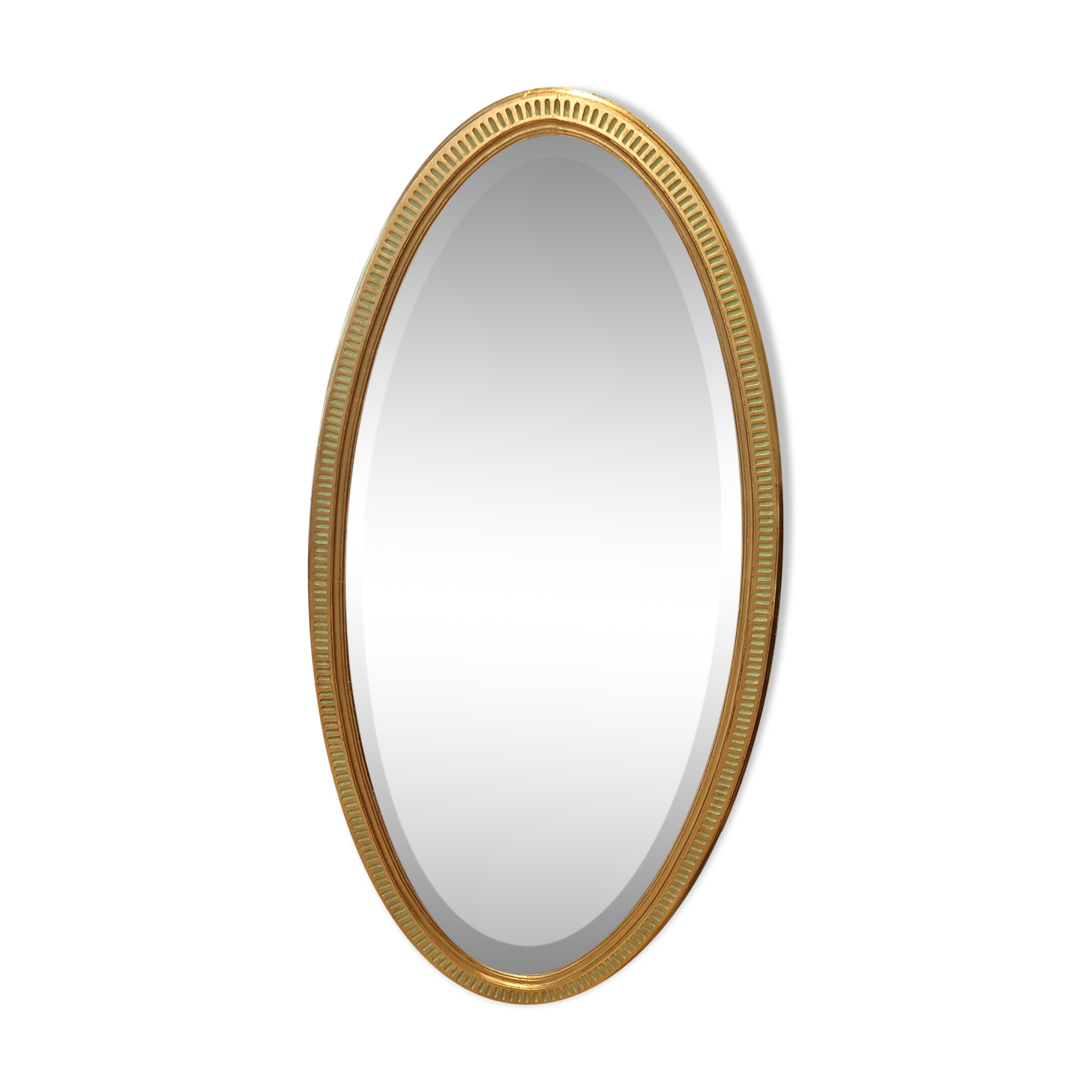 Empire style oval mirror