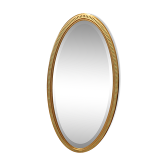 Miroir ovale style Empire 134x67cm