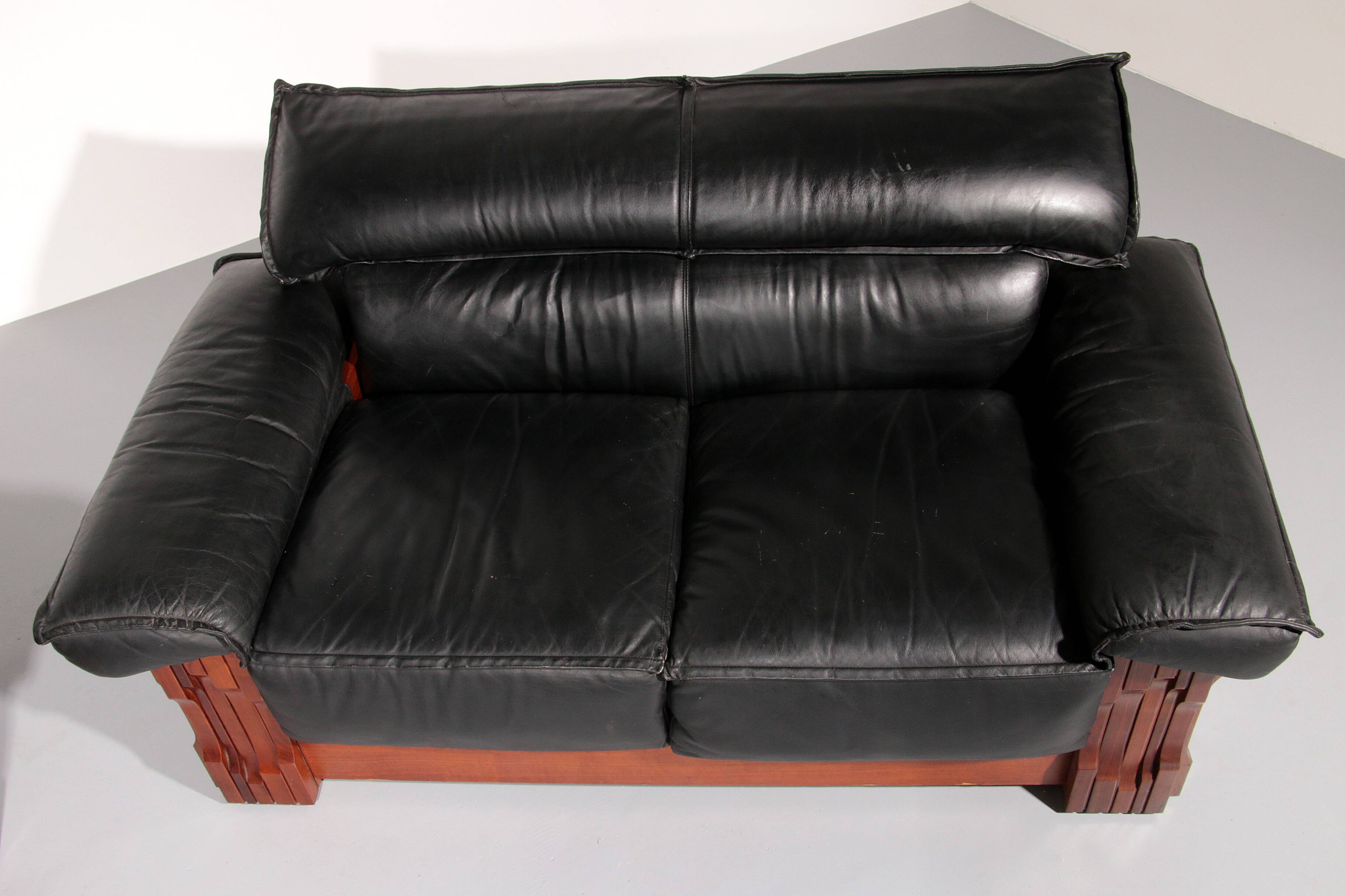 Luciano Frigerio 'Model Norman' Two-Seater Piano Bench set of 2