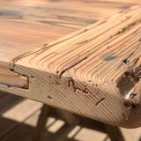 Vintage trestle table