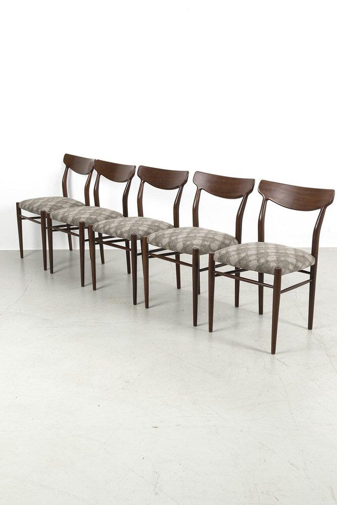 Vintage Chairs from Lübke, Set of 5