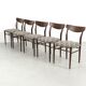 Vintage Chairs from Lübke, Set of 5