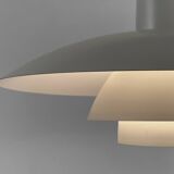 White pendant light PH 4/3 by Poul Henningsen for Louis Poulsen. Denmark 1970s