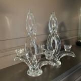 Crystal candle holders