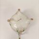 Antique Italian Bassano Vase Pitcher Carafe - Flower Pattern
