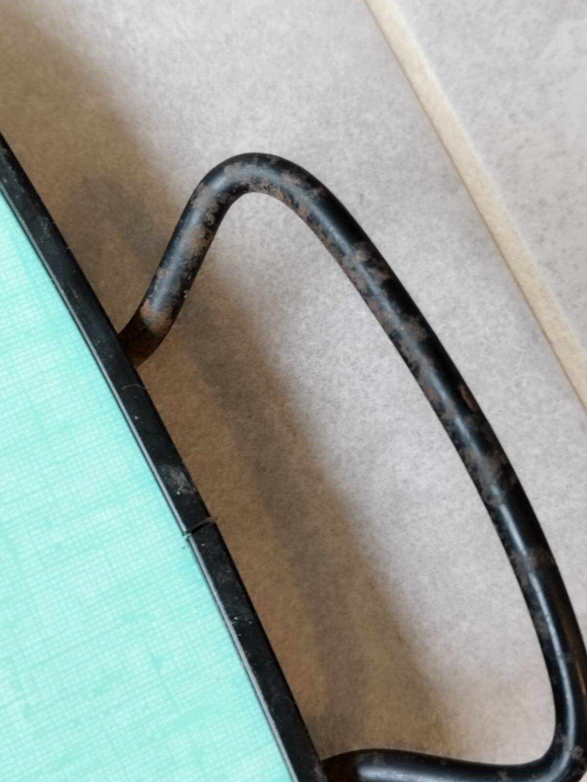 Vintage green formica tray