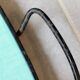 Vintage green formica tray