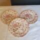 3 English plates by Johnson Bros