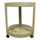 Vintage space age trolley side table