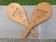 Pair of wooden "la cancha" snowshoes, Basque Country, Peleton, 1960