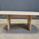 Vintage Italian travertine coffee table, 1970s