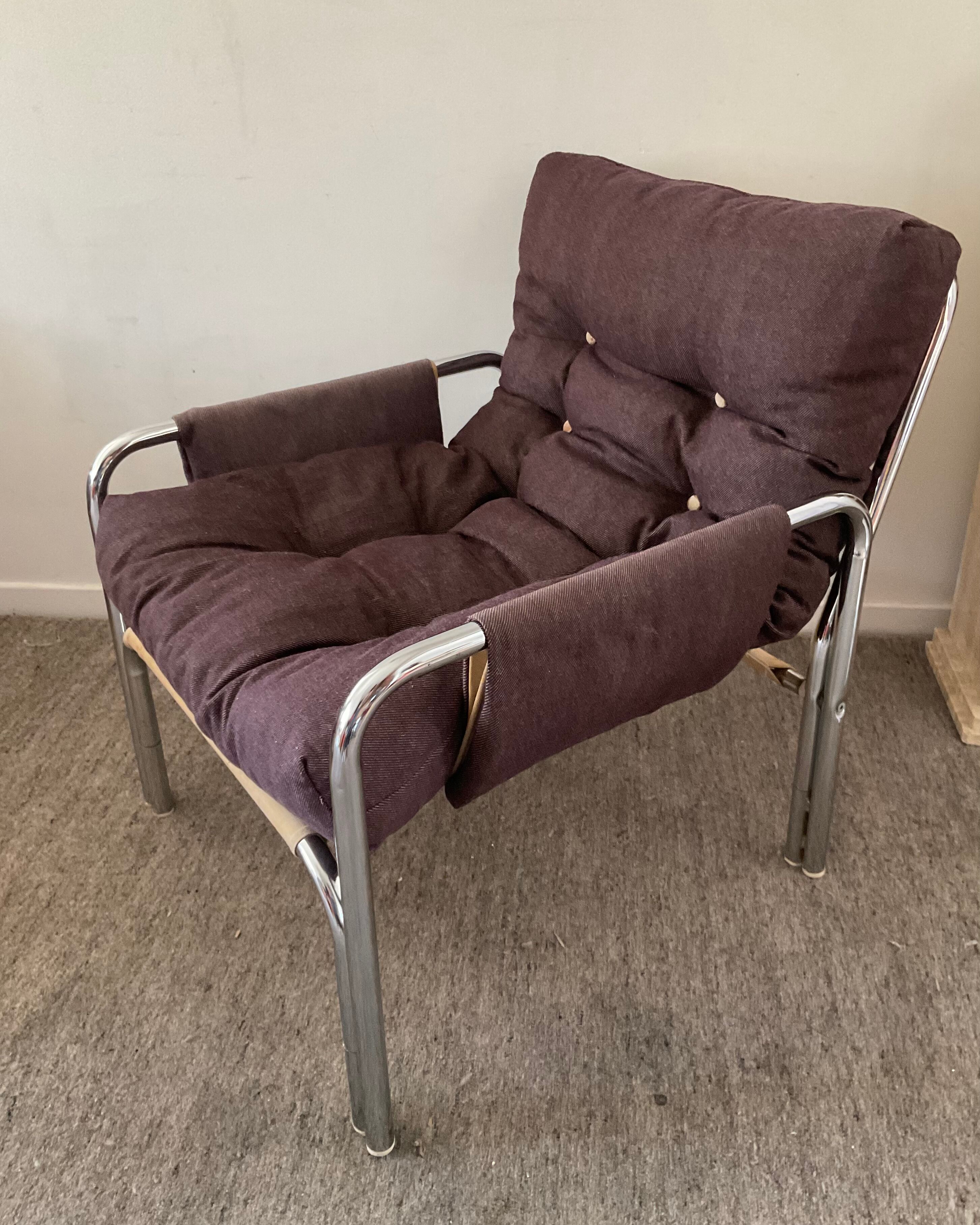 Vintage armchair Bauhaus style 70s