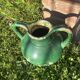Ancien orjol en terre cuite vernissée vert sud ouest