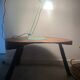 Lampe en verre Habitat vintage