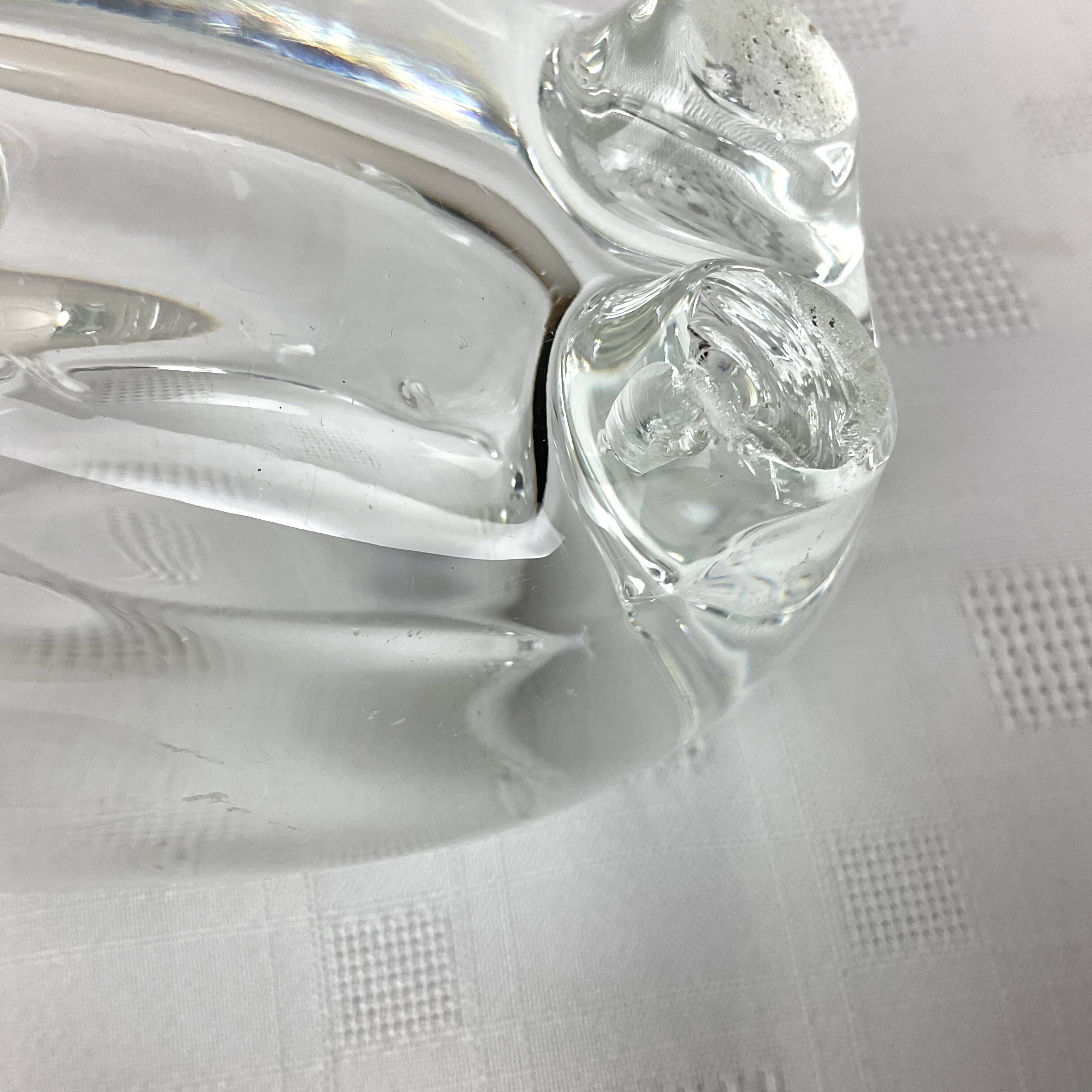 Solid crystal ram ashtray