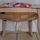Footrest or end of sofa